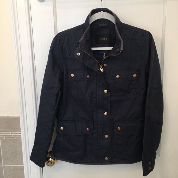 💗HOST PICK!💗J. Crew Navy Utility Jacket - Picture 2 of 15